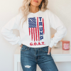 Trump 2024 "President Trump/Goat"  Political Crewneck Sweatshirt/ Trump Won/ Political/ Impeach Biden, Harris/ Fix America Trump