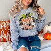 Fall Pumpkin Sweatshirt: Happy Fall Ya'll Trendy Cowhide Pumpkin Crewneck Sweatshirt, Women's Fall Pumpkin Crewneck Sweatshirt, Fall Favorites, Cowhide, 1 Cute Pumpkin Sweatshirt