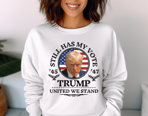 TRUMP MUGSHOT WILL STILL VOTE FOR HIM