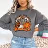 Fall Is Proof Change is Beautiful Retro Pumpkin, Leopard Crewneck Sweatshirt
