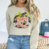 Fall Pumpkin Sweatshirt: Happy Fall Ya'll Trendy Cowhide Pumpkin Crewneck Sweatshirt, Women's Fall Pumpkin Crewneck Sweatshirt, Fall Favorites, Cowhide, 1 Cute Pumpkin Sweatshirt (Copy)