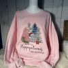 I Want A Hippopotamus For Christmas/ Crewneck Sweatshirt/ Christmas Music Sweatshirt/ Cute Hippo/ Pink Gift For Daughter/ Gift For Mom