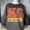 Kansas City Chiefs/ Crewneck Sweatshirt/ Sports Sweatshirt/ Sparkles / Gift For Her/ Gift For Mom