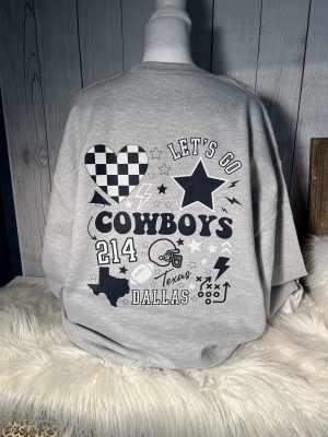 Dallas Cowboys/ Crewneck Sweatshirt/ Sports Sweatshirt/ Blue/ Texas/ Gift For Her/ Gift For Mom