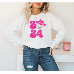 "2024"/ Sparkles/ Crewneck Sweatshirt/ New Year Sweatshirt/ New year/ New Years Gift/ Gift For Mom