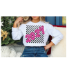 "2024"/ Checkered Sparkles/ Crewneck Sweatshirt/ New Year Sweatshirt/ New year/ New Years Gift/ Gift For Mom (Copy)